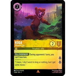 Carta Foil Koda - Talkative Cub | Disney Lorcana #001/204·EN·5