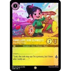 Carta Foil Vanellope Von Schweetz - Sugar Rush Champ #006/204·EN·5