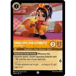 Carta Vanellope von Schweetz - Candy Mechanic |  Lorcana #009/204·EN·5