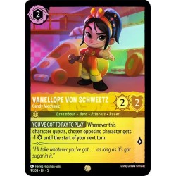 Carta Foil Vanellope von Schweetz Candy Mechanic Lorcana #009/204·EN·5