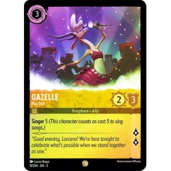 Carta Foil Gazelle - Pop Star | Disney Lorcana #011/204·EN·5