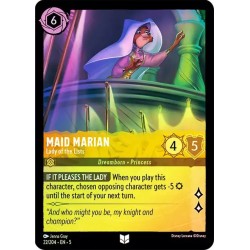 Carta Foil Maid Marian - Lady of the Lists | Lorcana #022/204·EN·5