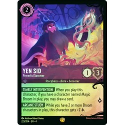 Carta Foil Yen Sid - Powerful Sorcerer | Disney Lorcana #223/204·EN·4