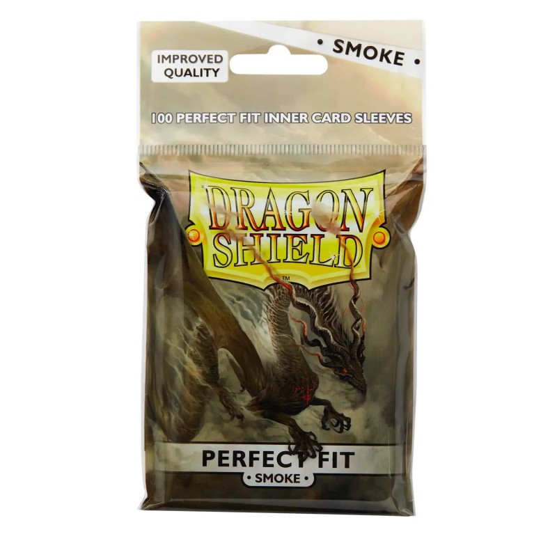 Fundas Perfect Fit Smoke Dragon Shield para Cartas Disney Lorcana