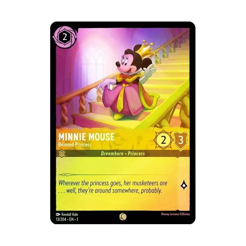 013/204·EN·1 | Minnie Mouse - Beloved Princess | Temporada 1 | Carta FOIL en Inglés