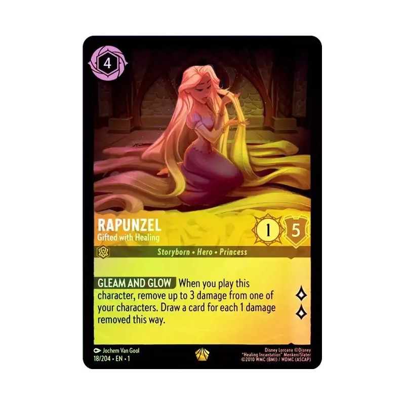 018/204·EN·1 | Rapunzel - Gifted with Healing | Temporada 1 | Carta FOIL en Inglés