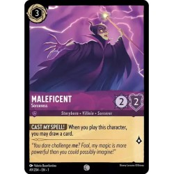 049/204·EN·1 | Maleficent - Sorceress | Temporada 1 | Carta en Inglés