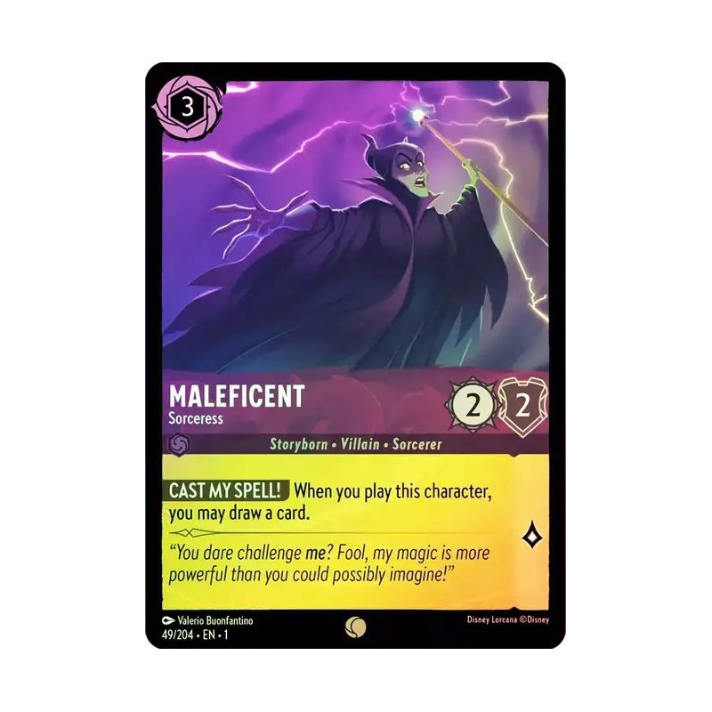 049/204·EN·1 | Maleficent - Sorceress | Temporada 1 | Carta FOIL en Inglés