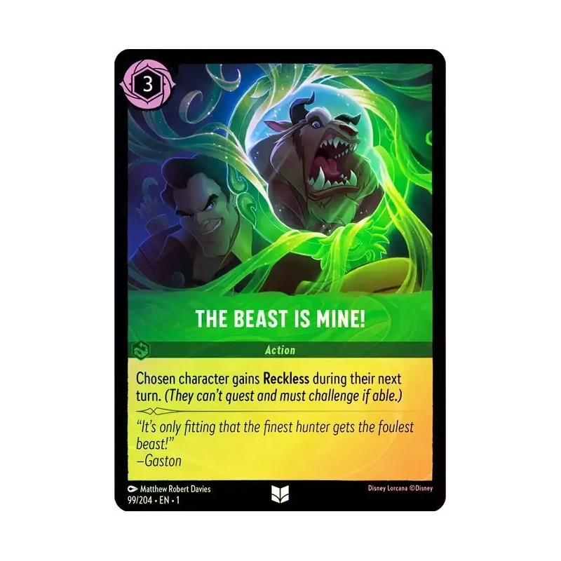 099/204·EN·1 | The Beast Is Mine! | Temporada 1 | Carta FOIL en Inglés