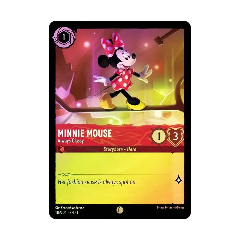 Carta Foil Minnie Mouse - Always Classy | Disney Lorcana #116/204·EN·1