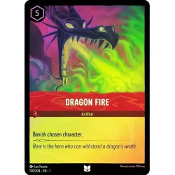 Carta Foil Dragon Fire | Disney Lorcana #130/204·EN·1