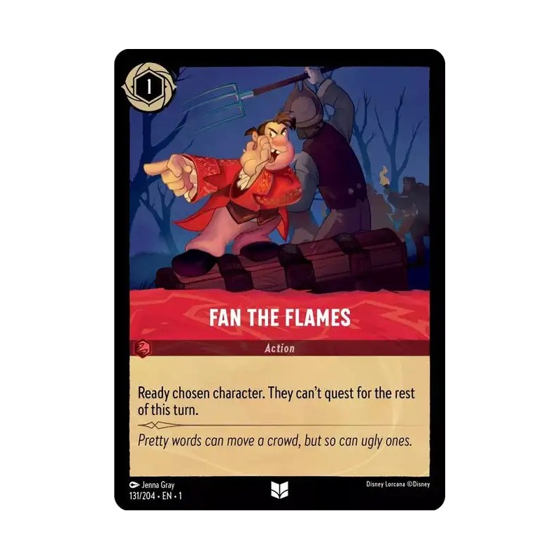 Carta Fan The Flames | Disney Lorcana #131/204·EN·1