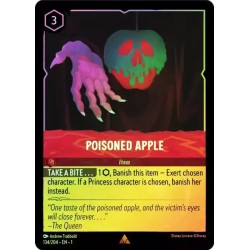 Carta Foil Poisoned Apple | Disney Lorcana #134/204·EN·1