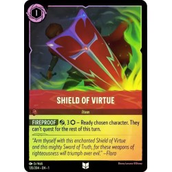 Carta Foil Shield Of Virtue | Disney Lorcana #135/204·EN·1