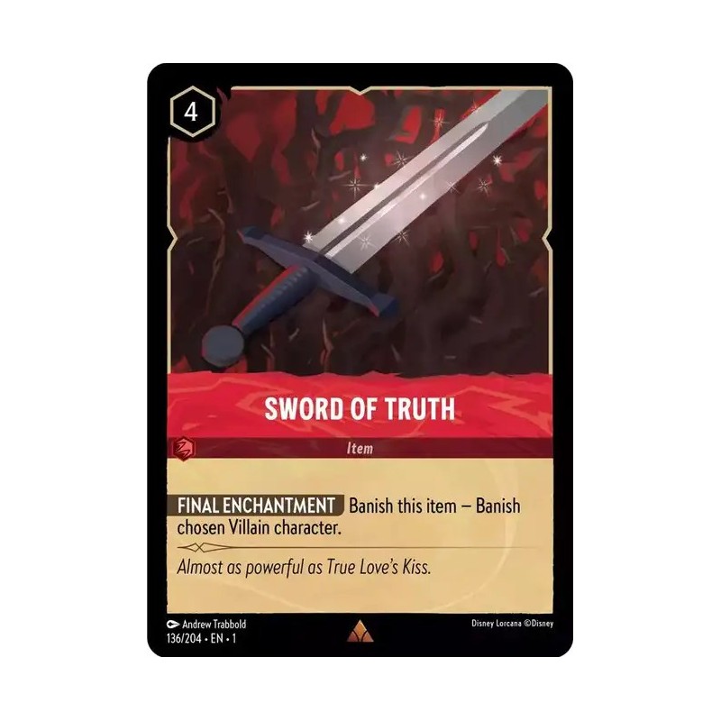 Carta Sword of Truth | Disney Lorcana #136/204·EN·1