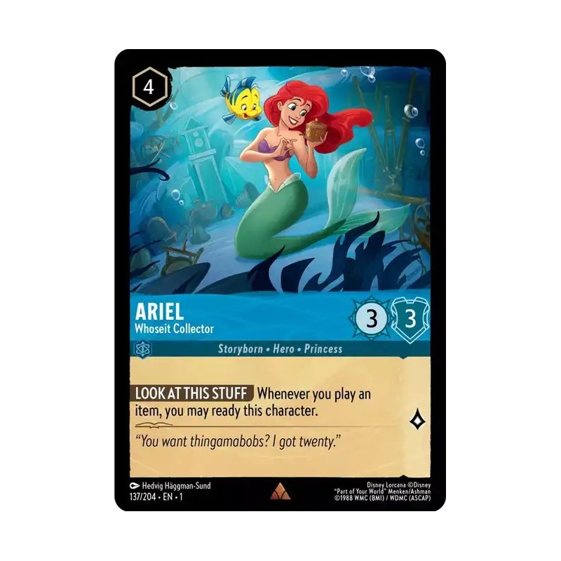 Carta Ariel - Whoseit Collector | Disney Lorcana #137/204·EN·1