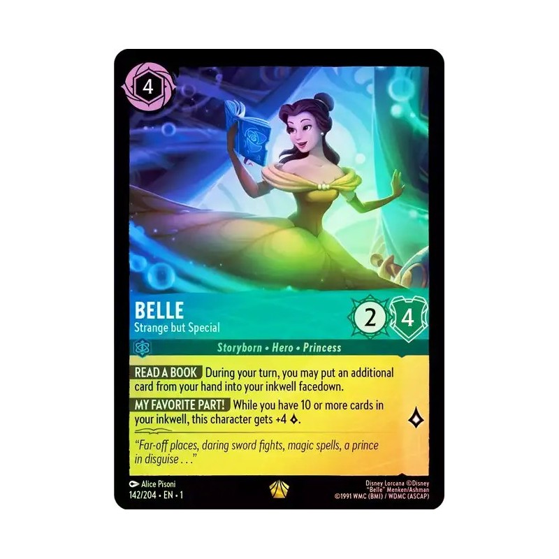 Carta Foil Belle - Strange but Special | Disney Lorcana #142/204·EN·1