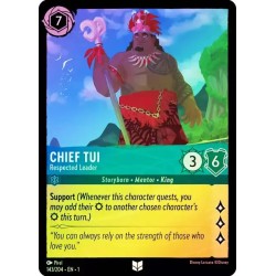 Carta Foil Chief Tui - Respected Leader | Disney Lorcana #143/204·EN·1