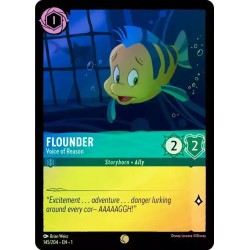 Carta Foil Flounder - Voice of Reason | Disney Lorcana #145/204·EN·1