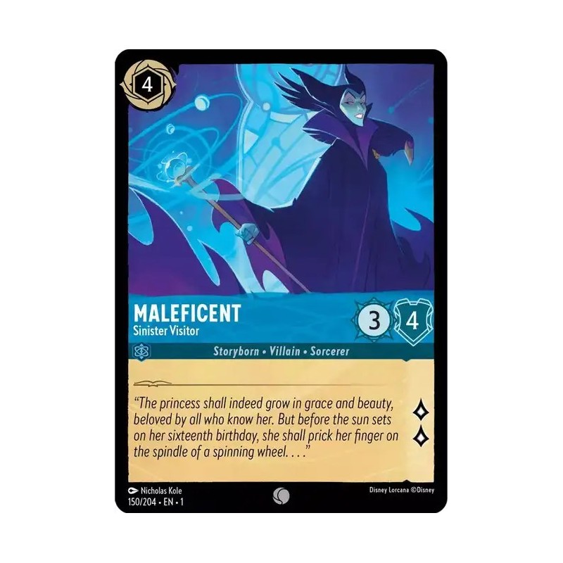 Carta Maleficent - Sinister Visitor | Disney Lorcana #150/204·EN·1