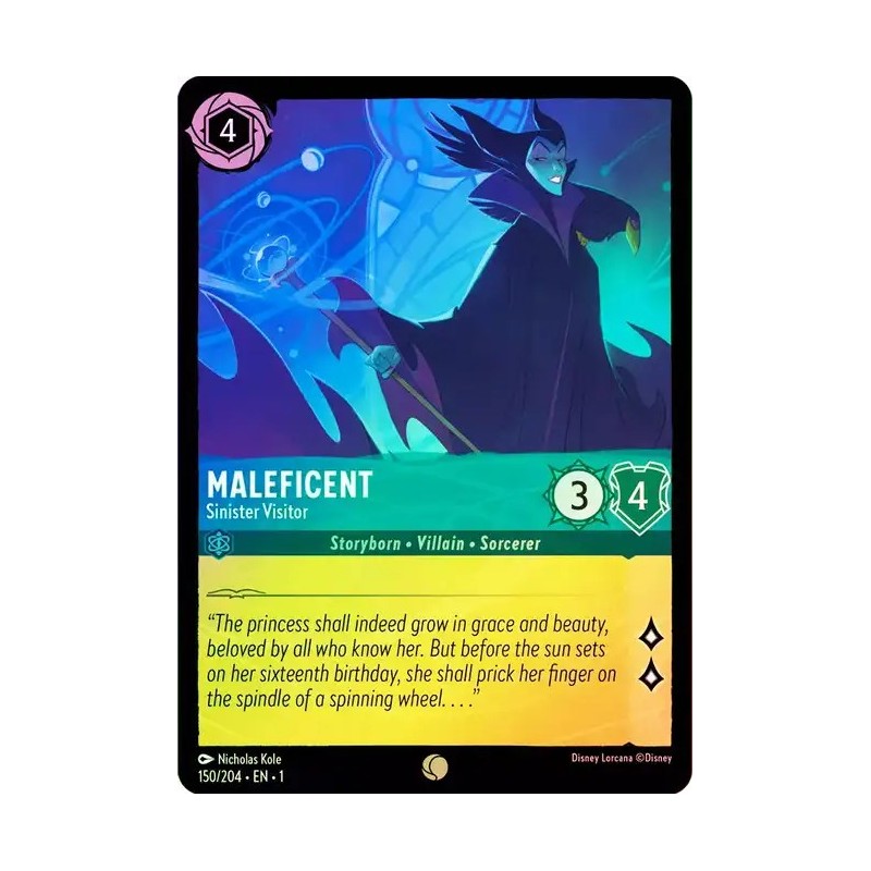 Carta Foil Maleficent - Sinister Visitor | Disney Lorcana 150/204·EN·1