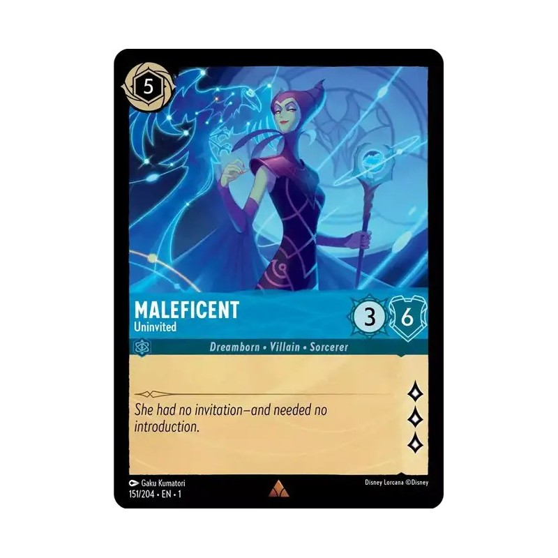 Carta Maleficent - Uninvited | Disney Lorcana #151/204·EN·1