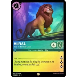 Carta Foil Mufasa - King of the Pride Lands | Lorcana #155/204·EN·1