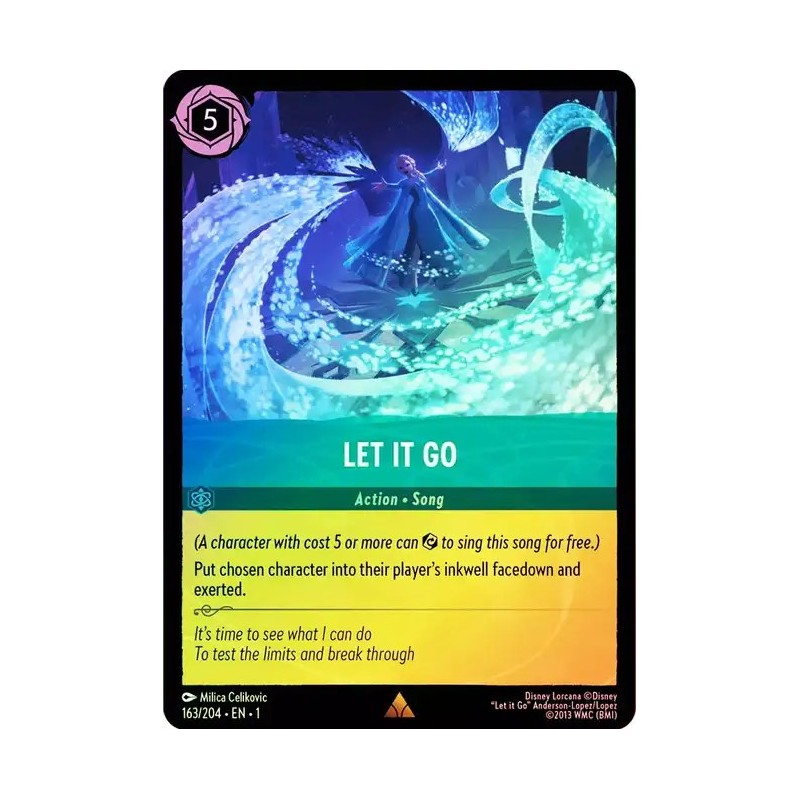 Carta Foil Let It Go | Disney Lorcana #163/204·EN·1