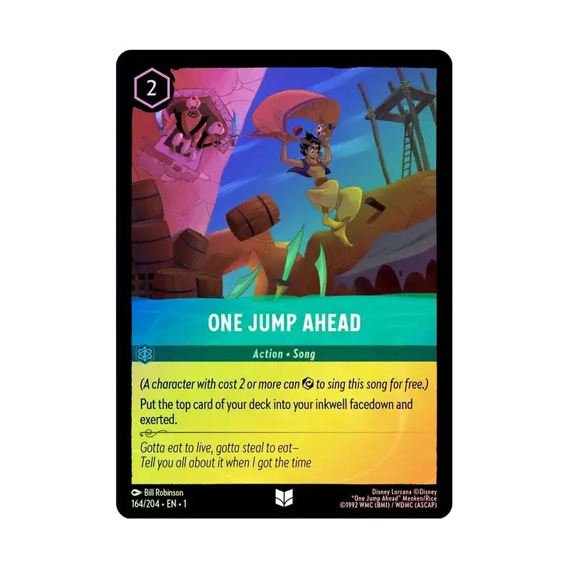 Carta Foil One Jump Ahead | Disney Lorcana #164/204·EN·1