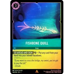 Carta Foil Fishbone Quill | Disney Lorcana #168/204·EN·1