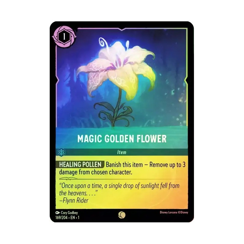 Carta Foil Magic Golden Flower | Disney Lorcana #169/204·EN·1