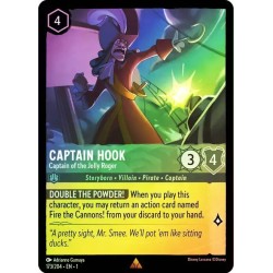 Carta Foil Captain Hook - Captain of the Jolly Roger #173/204·EN·1