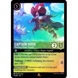 Carta Foil Captain Hook - Thinking A Happy Thought 175/204·EN·1