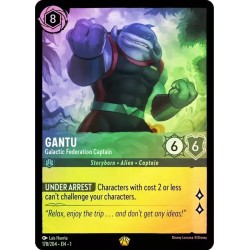 Carta Foil Gantu - Galactic Federation Captain Lorcana #178/204·EN·1