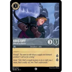 Carta Kristoff - Official Ice Master | Disney Lorcana #182/204·EN·1