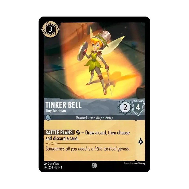 Carta Tinker Bell - Tiny Tactician | Disney Lorcana #194/204·EN·1