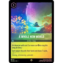 Carta Foil A Whole New World | Disney Lorcana #195/204·EN·1