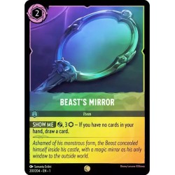 Carta Foil Beast's Mirror | Disney Lorcana #201/204·EN·1