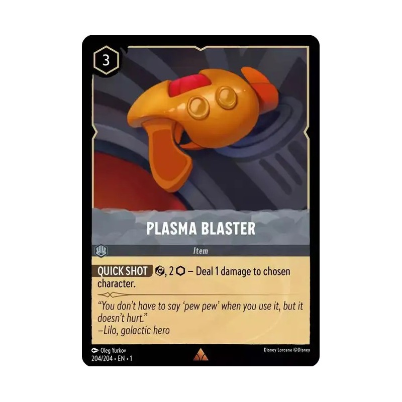 Carta Plasma Blaster | Disney Lorcana #204/204·EN·1