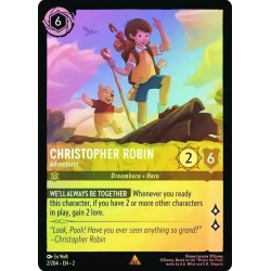 Carta Foil Christopher Robin - Adventurer Disney Lorcana #002/204·EN·2