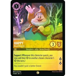 Carta Foil Happy - Good-Natured | Disney Lorcana #011/204·EN·2