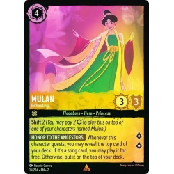 Carta Foil Mulan - Reflecting | Disney Lorcana #016/204·EN·2