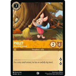 Carta Piglet - Very Small Animal | Disney Lorcana #018/204·EN·2