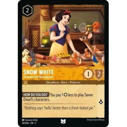 Carta Snow White - Unexpected Houseguest Disney Lorcana #024/204·EN·2