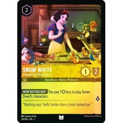 Carta Foil Snow White - Unexpected Houseguest | Lorcana #024/204·EN·2