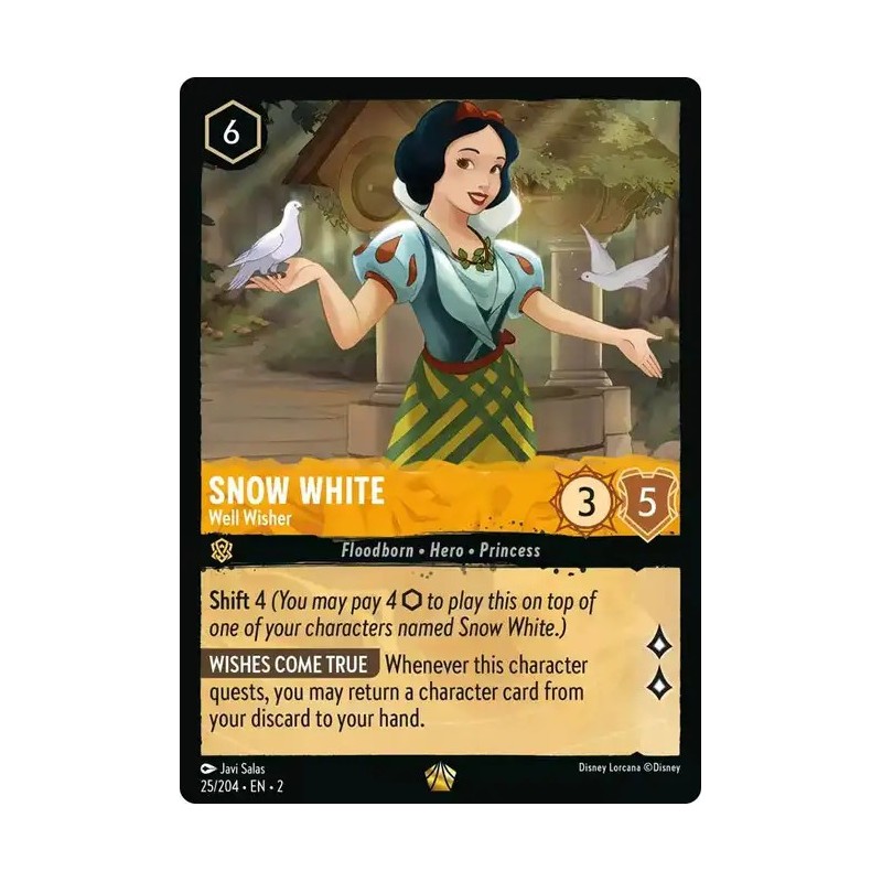 Carta Snow White - Well Wisher | Disney Lorcana #025/204·EN·2