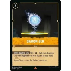 Carta Dragon Gem | Disney Lorcana #033/204·EN·2