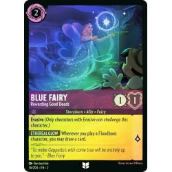 Carta Foil Blue Fairy - Rewarding Good Deeds | Lorcana #036/204·EN·2