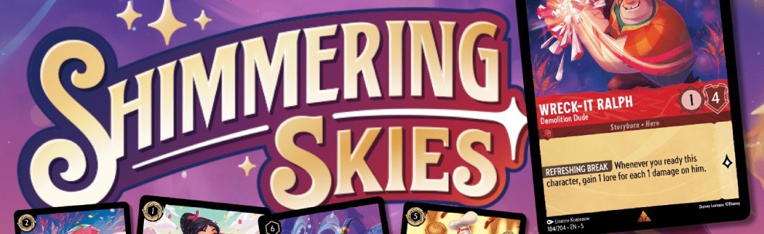 Compra todo lo relacionado con las cartas de Disney Lorcana Shimmering Skies